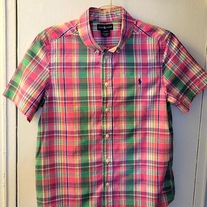 Boys plaid shirt
